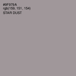 #9F979A - Star Dust Color Image